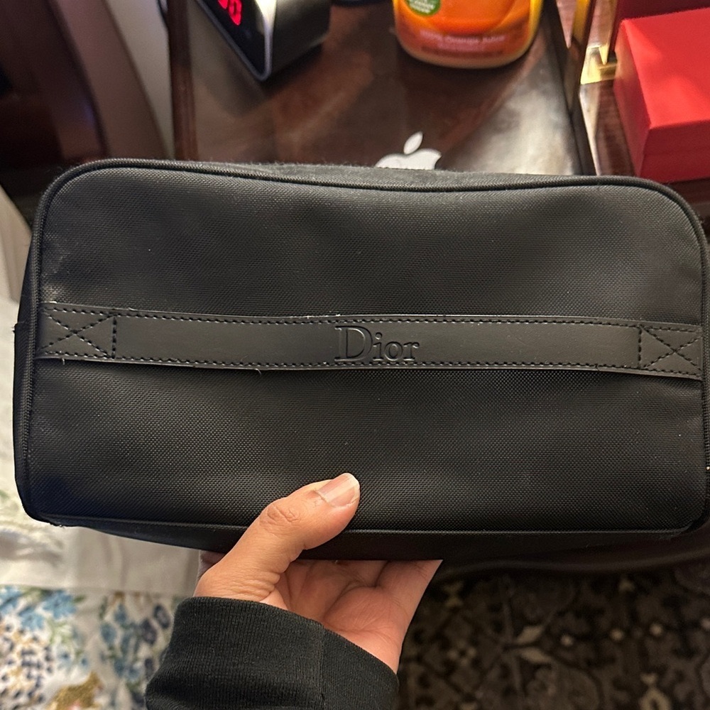Dior Black Toiletry Bag for Men